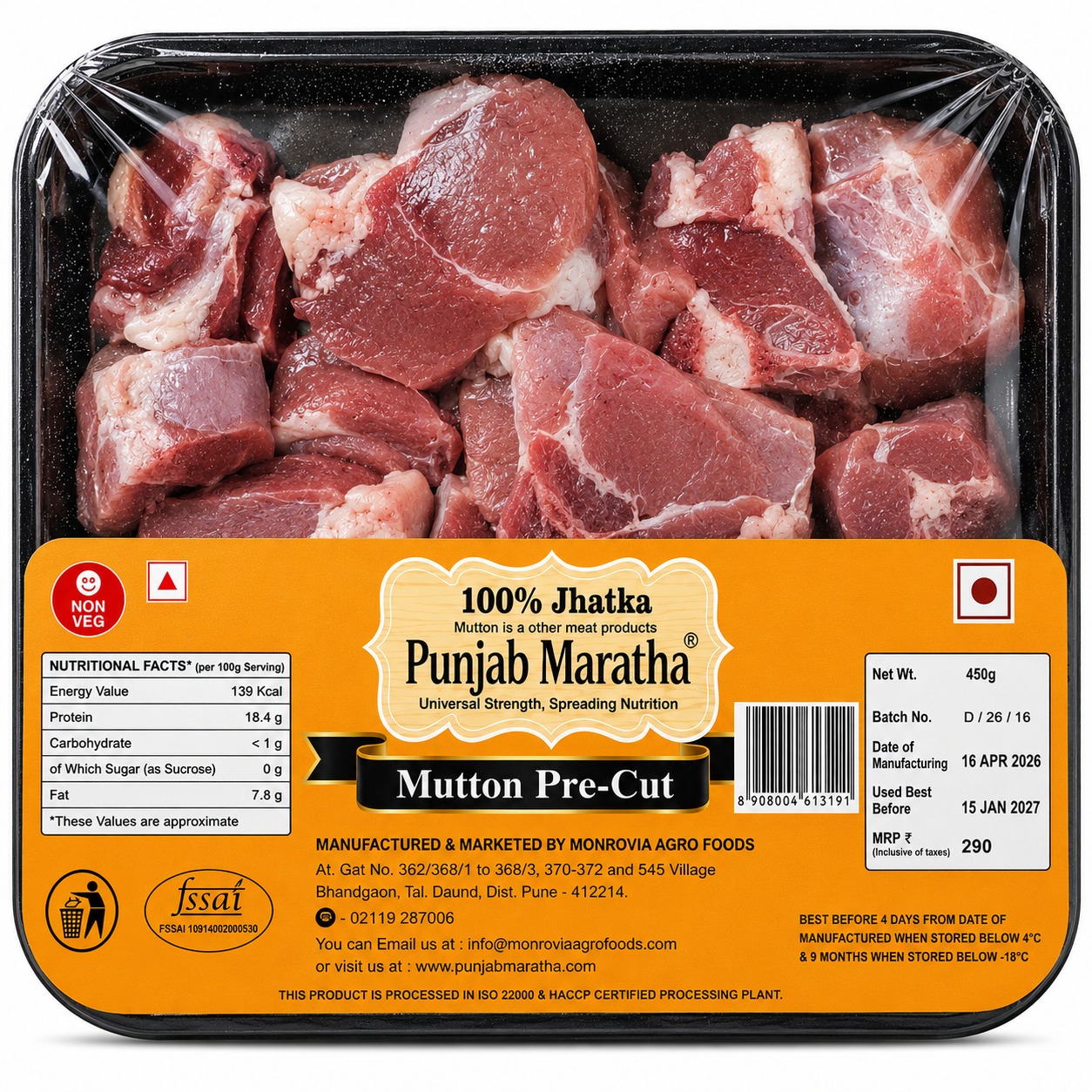 Mutton Pre-Cut