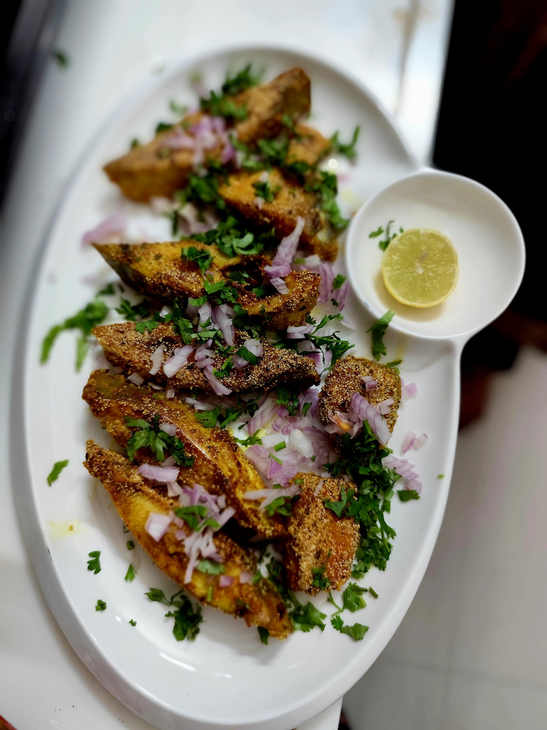 Tangy Pomfret Fry Recipe by Sameer S Nilatkar