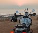 Beautiful vantage point for bikers at Harihareshwar Beach.